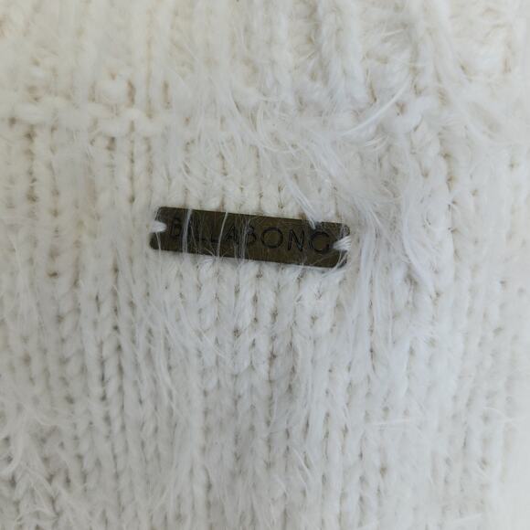 Billabong Sweater Women's L Fuzzy Soft Aztec Tribal Design Knitted Round Neck - Picture 5 of 7